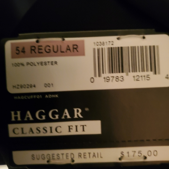 Haggar Men's Big and Tall Travel Performance Suit size 54 Regular - Picture 9 of 11